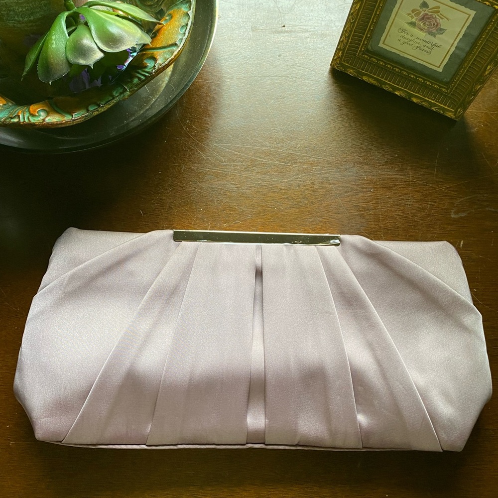 Charming Tailor Elegant Lavender Pleated Clutch